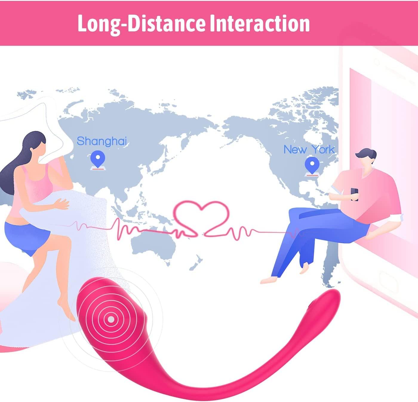 App Controlled Long Distance Love Egg Vibrator