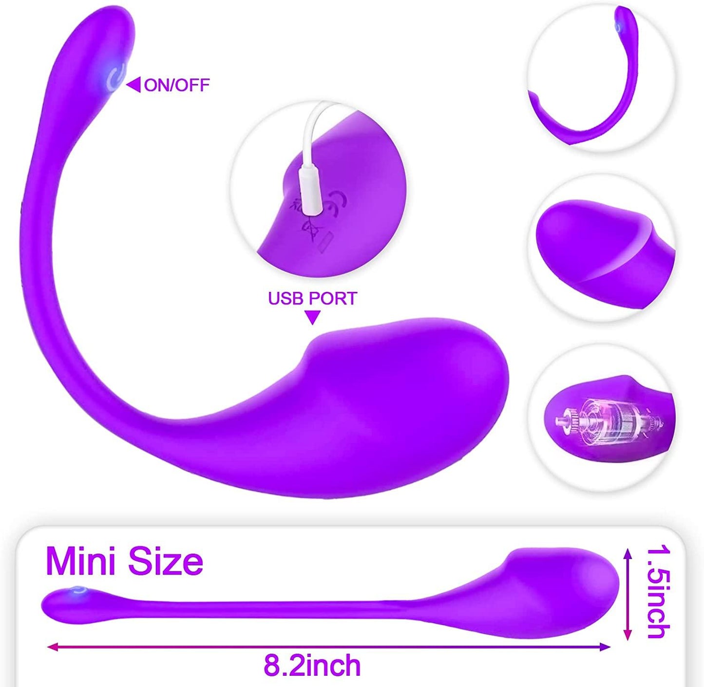 App Controlled Long Distance Love Egg Vibrator