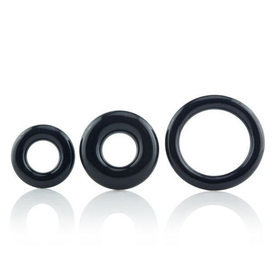 Screaming O RingO x3 Cock Rings Black